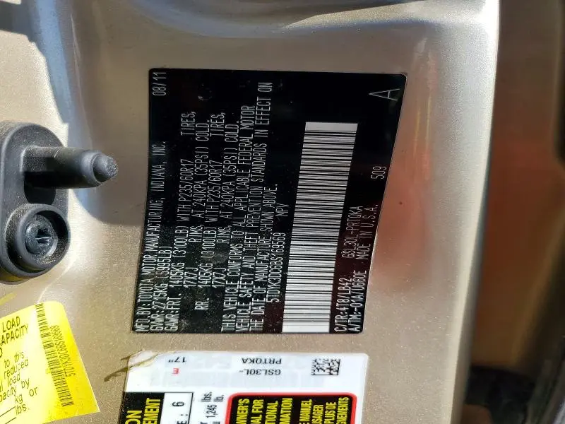 2011 TOYOTA SIENNA XLE  