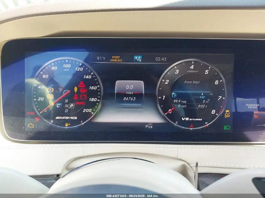 2018 MERCEDES-BENZ AMG S 63 4MATIC