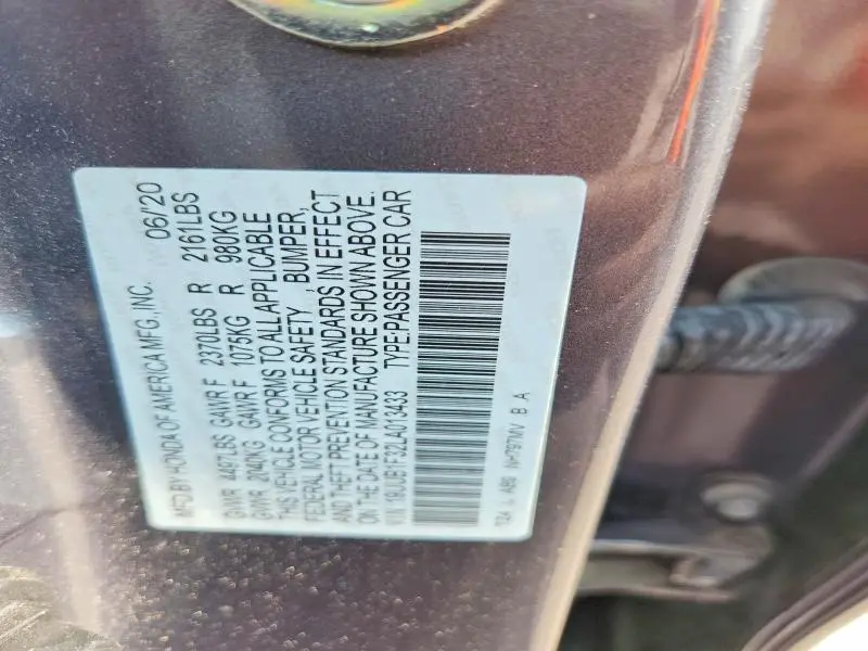 2020 ACURA TLX   