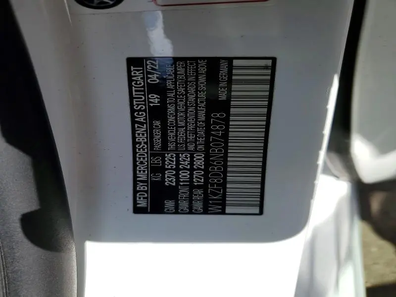 2022 MERCEDES-BENZ E350   