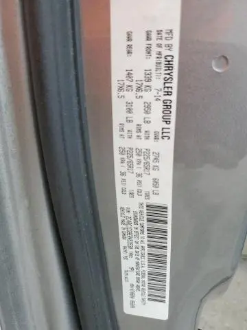 2014 CHRYSLER TOWN & COUNTRY TOURING L  