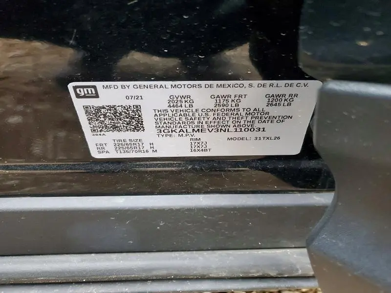 2022 GMC TERRAIN SLE  