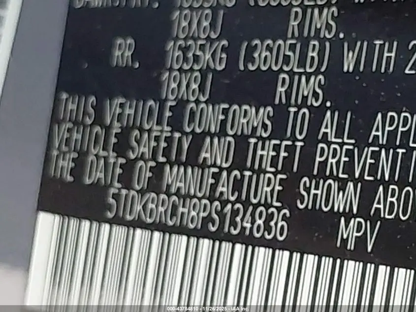 2023 TOYOTA HIGHLANDER HYBRID XLE