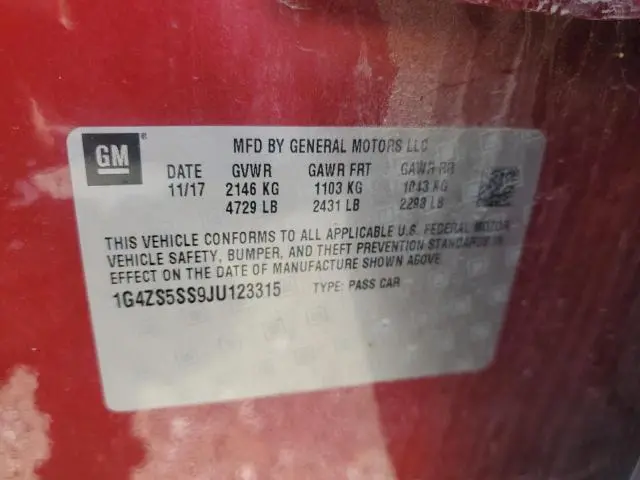 2018 BUICK LACROSSE PREMIUM  