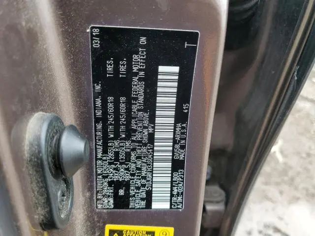 2018 TOYOTA HIGHLANDER HYBRID  