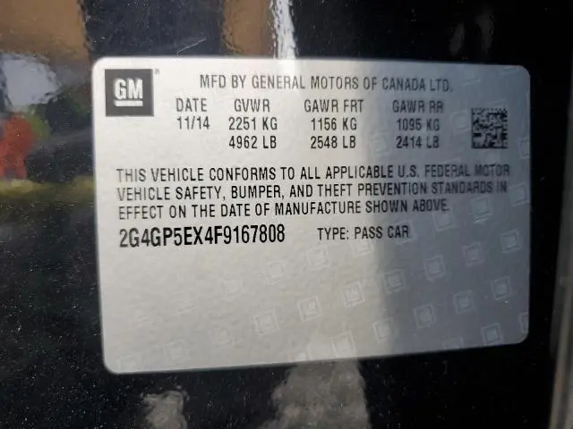 2015 BUICK REGAL PREMIUM