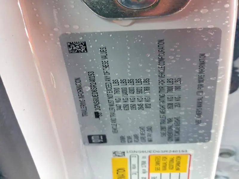 2025 CHEVROLET TAHOE K1500 PPV  