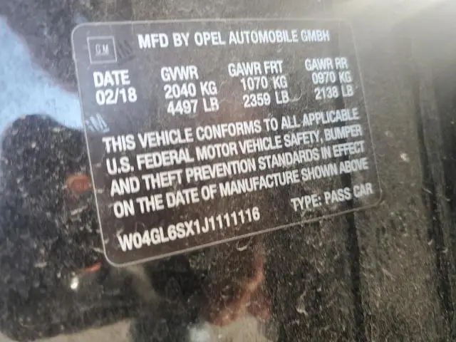 2018 BUICK REGAL PREFERRED  