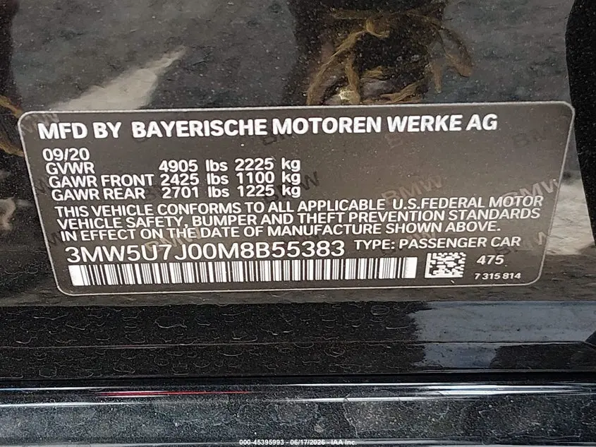 2021 BMW M340I  