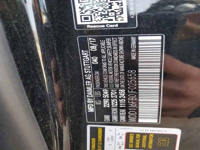 2018 MERCEDES-BENZ E 400  