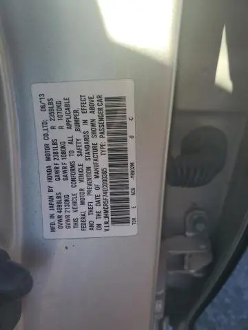 2014 HONDA ACCORD PLUG-IN HYBRID  