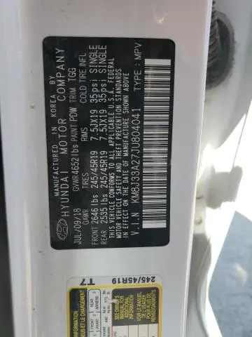 2018 HYUNDAI TUCSON VALUE  