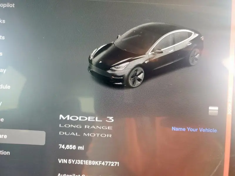 2019 TESLA MODEL 3   