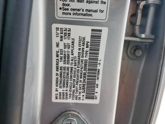 2011 HONDA CR-V LX  