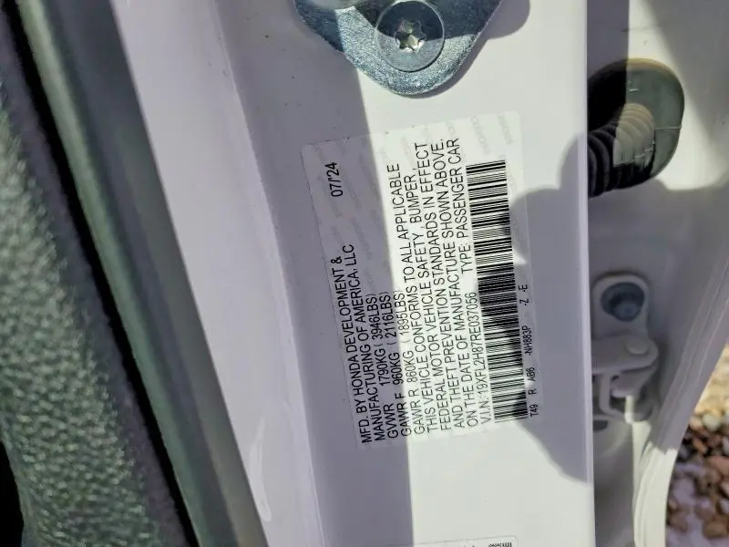 2024 HONDA CIVIC SPORT  