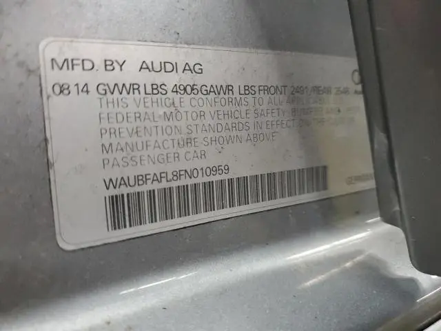 2015 AUDI A4 PREMIUM  