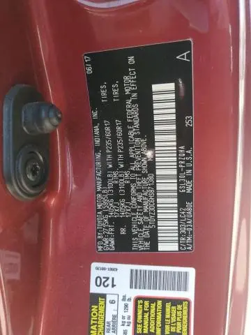 2017 TOYOTA SIENNA XLE  