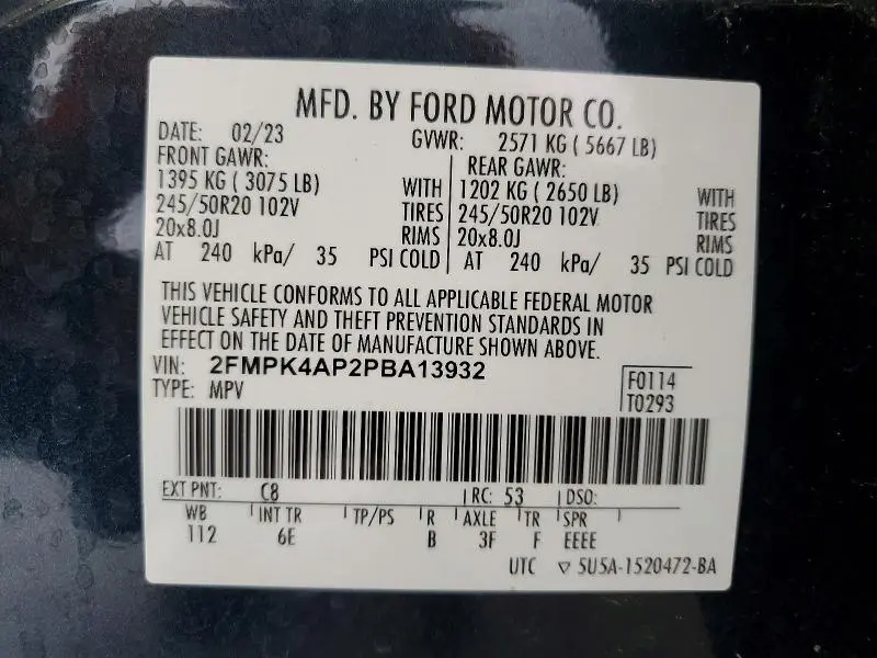 2023 FORD EDGE ST  
