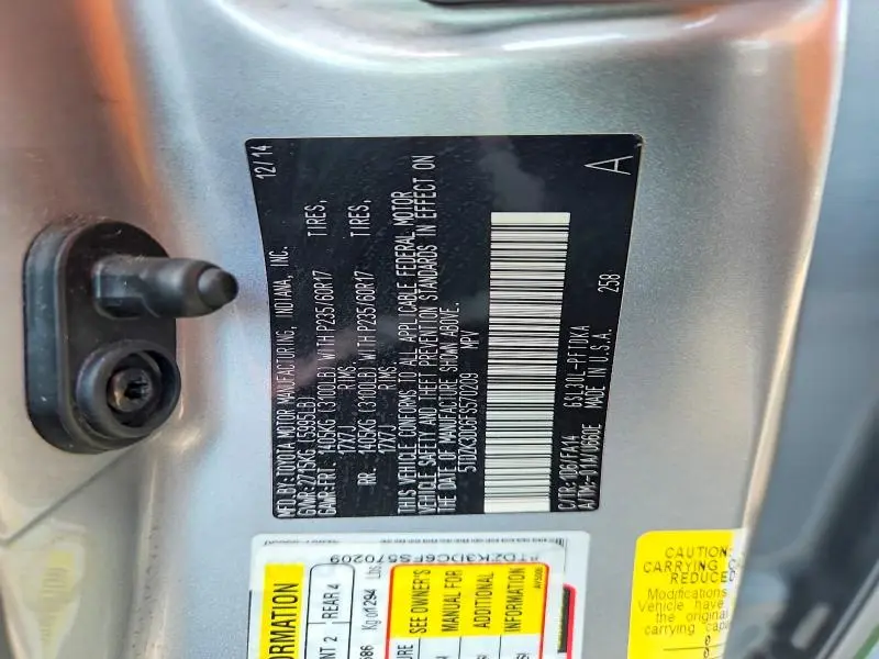 2015 TOYOTA SIENNA L 7-PASSENGER  