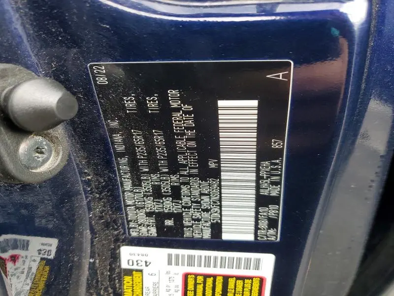 2022 TOYOTA SIENNA LE 8-PASSENGER  