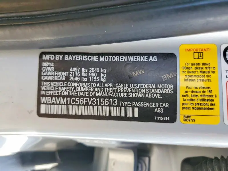 2015 BMW X1 SDRIVE28I  