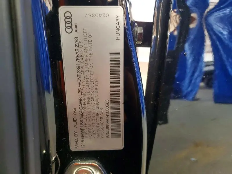 2017 AUDI A3 PREMIUM PLUS  