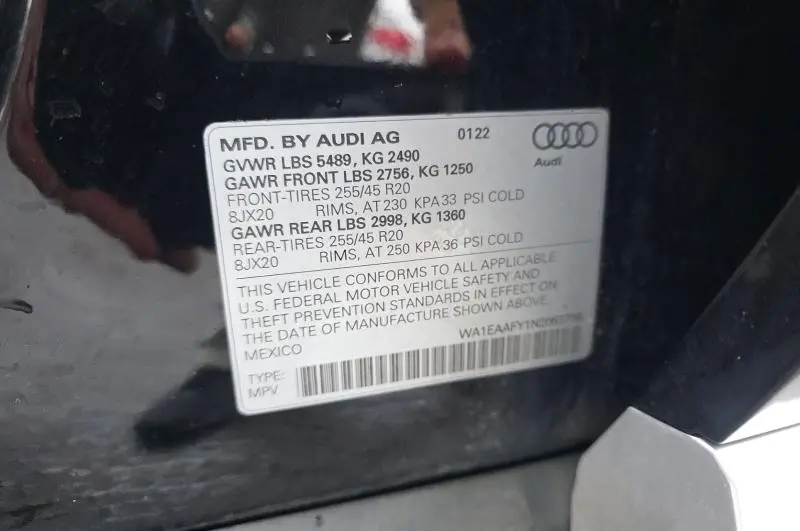 2022 AUDI Q5 PREMIUM PLUS 45  