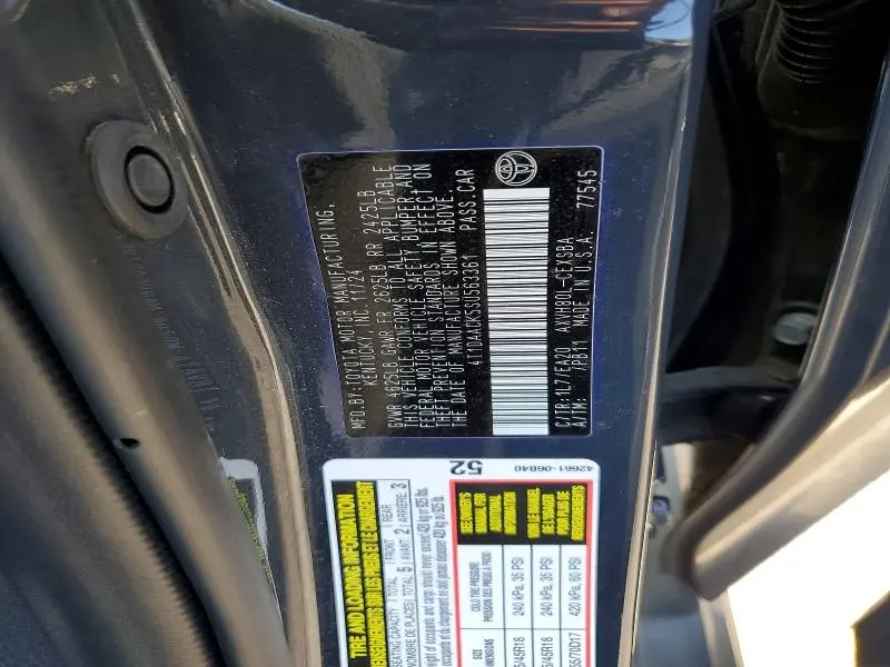 2025 TOYOTA CAMRY SE  