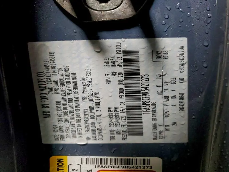 2024 FORD MUSTANG GT  