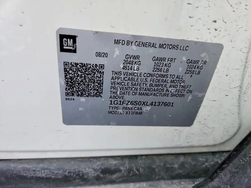 2020 CHEVROLET BOLT EV PREMIER  