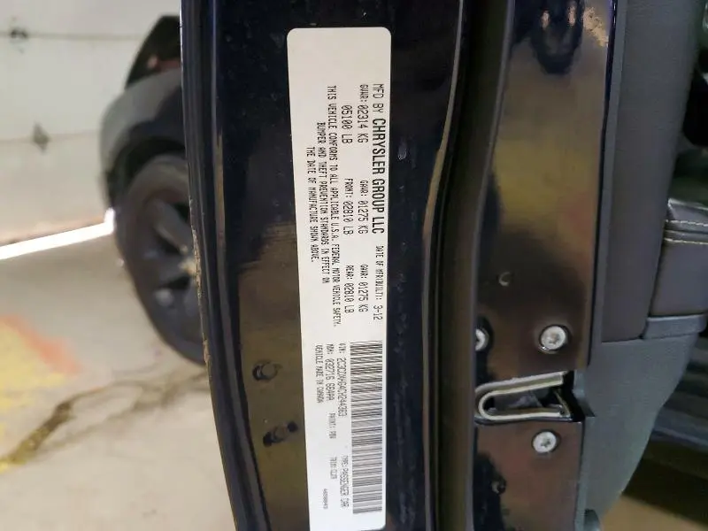 2012 DODGE CHARGER SXT  