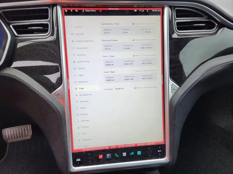 2017 TESLA MODEL S   