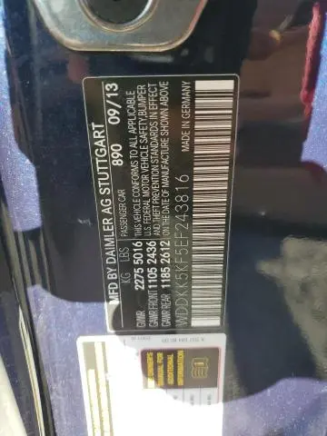 2014 MERCEDES-BENZ E 350  