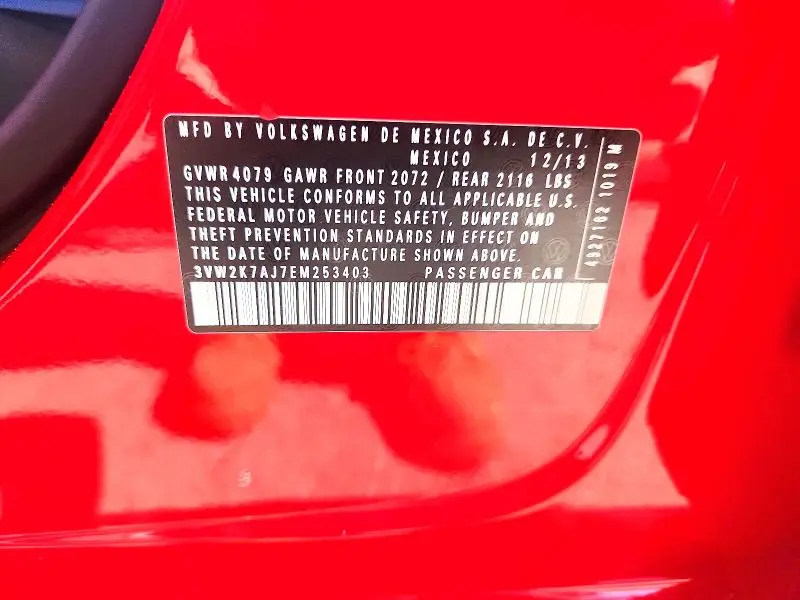 2014 VOLKSWAGEN JETTA BASE  