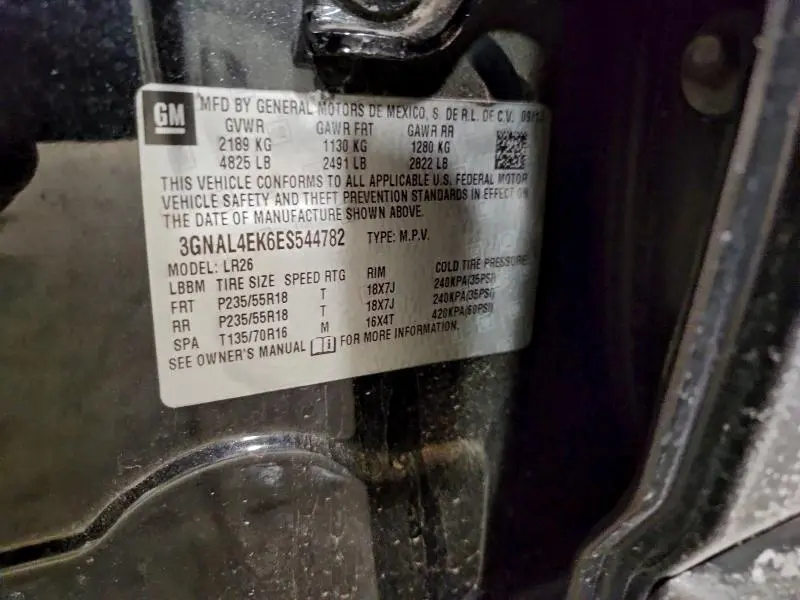 2014 CHEVROLET CAPTIVA LTZ  