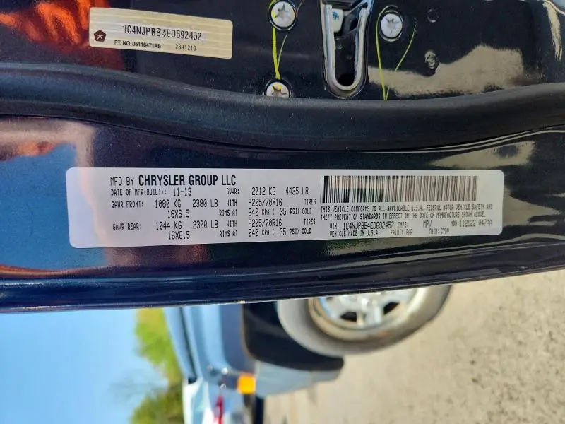 2014 JEEP PATRIOT SPORT  
