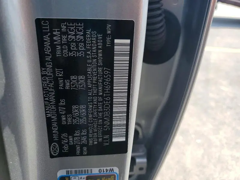2026 HYUNDAI TUCSON SEL  