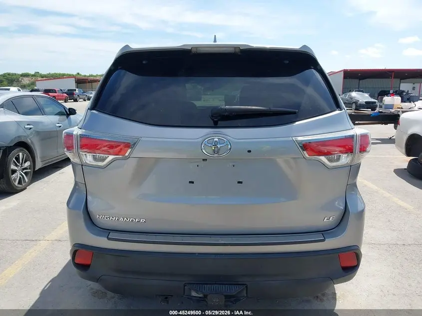 2016 TOYOTA HIGHLANDER LE PLUS V6