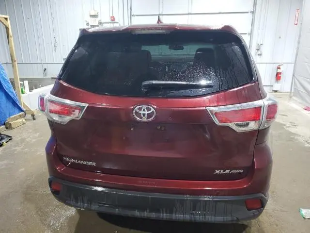 2016 TOYOTA HIGHLANDER XLE  