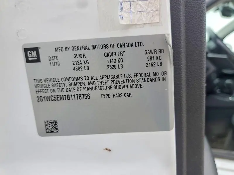 2011 CHEVROLET IMPALA LTZ  