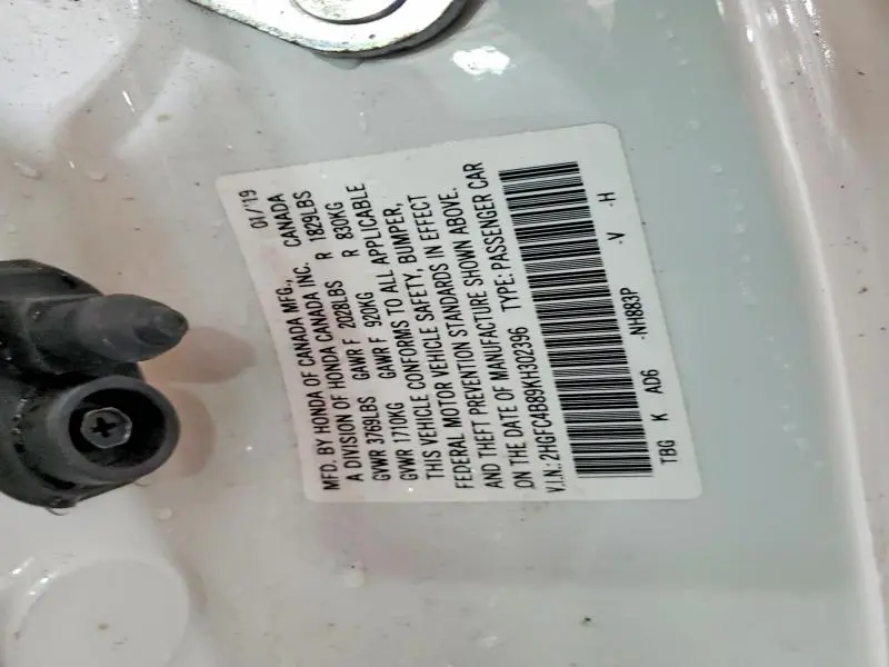 2019 HONDA CIVIC SPORT  