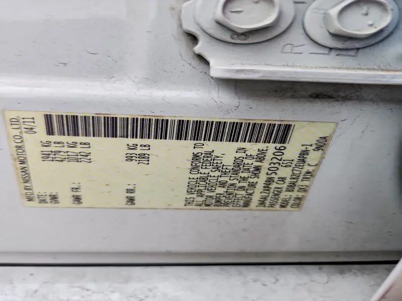 2011 NISSAN ALTIMA BASE  