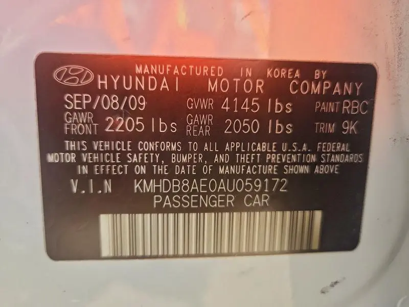 2010 HYUNDAI ELANTRA TOURING GLS  