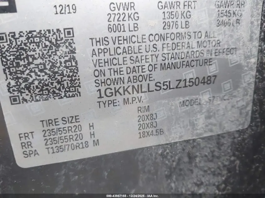 2020 GMC ACADIA AWD AT4