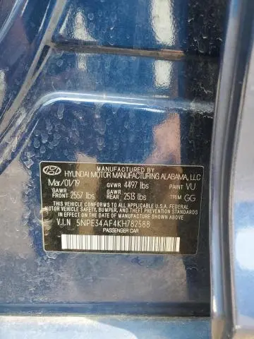 2019 HYUNDAI SONATA LIMITED  