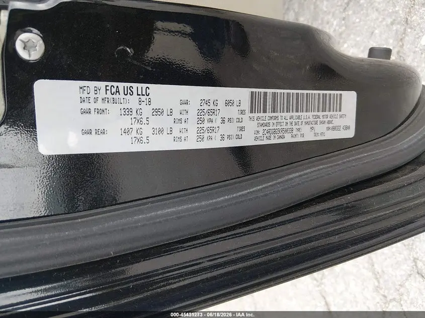 2019 DODGE GRAND CARAVAN SE