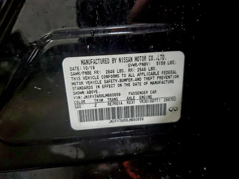 2020 INFINITI Q50 RED SPORT 400  