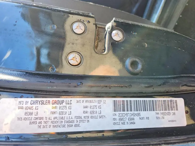 2013 DODGE CHALLENGER R  