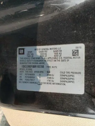 2011 GMC YUKON XL DENALI