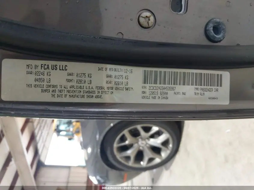 2017 DODGE CHALLENGER SXT PLUS